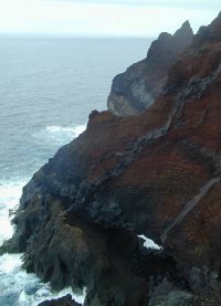 Capelinhos cliffs